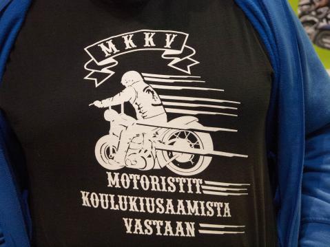 MKKV - Motoristit koulukiusaamista vastaan.