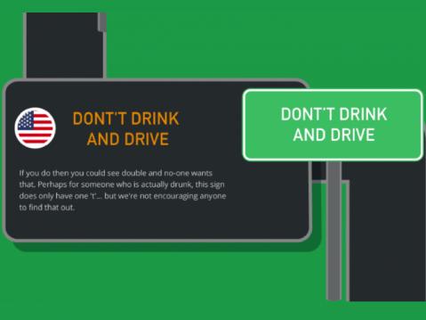 Älä juo (alkoholia) ja aja.