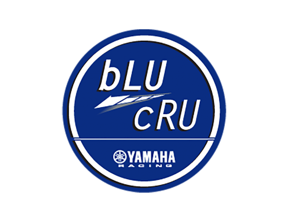 Yamahan bLU cRU -ohjelman tunnus.