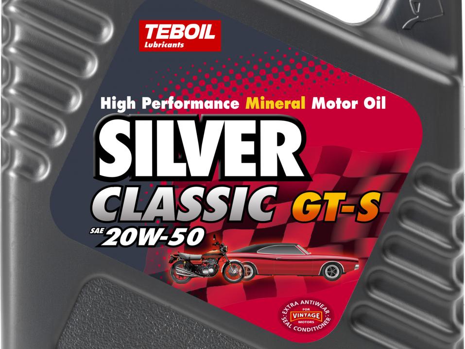 Teboil Silver Classic GT-S 20W-50 -moottoriöljy.