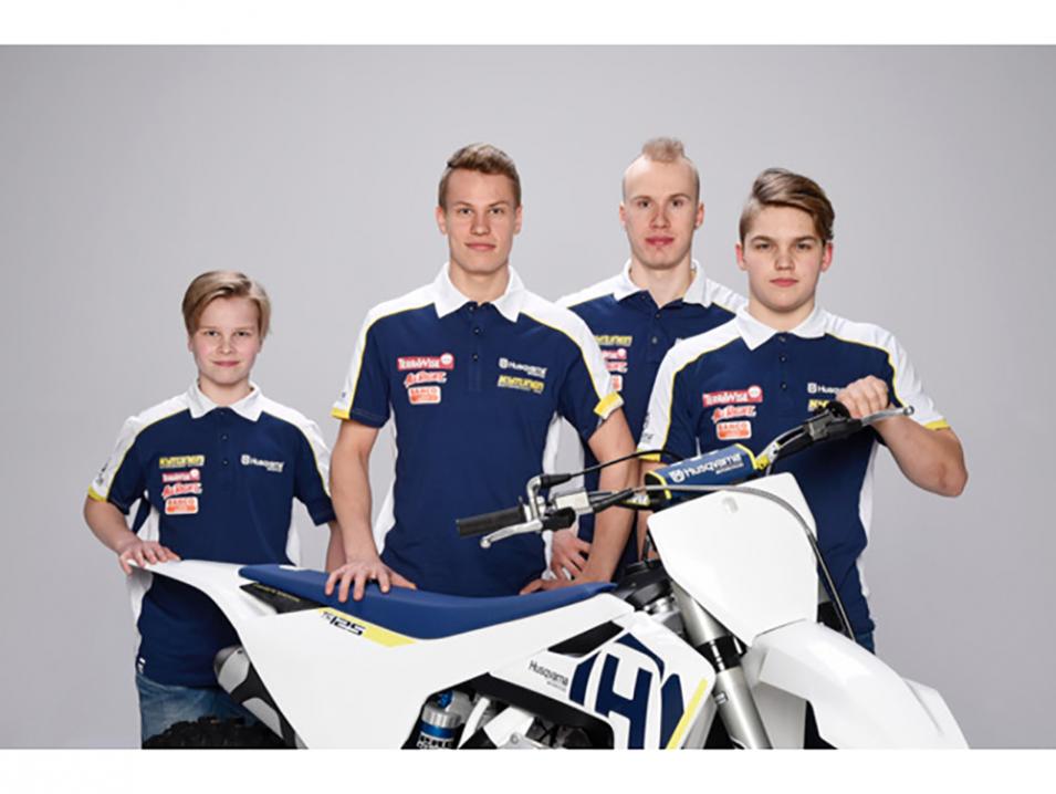 Kytönen Motorsportin motocross-tiimi vuodelle 2018. Kuva Jesse Viljakainen.