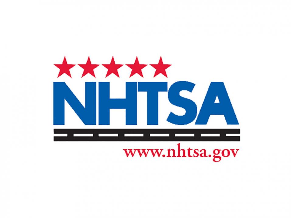 Kuvituskuva. Yhdysvaltain liikenneviranomaisen, National Highway Traffic Safety Administrationin, NHTSA:n logo.