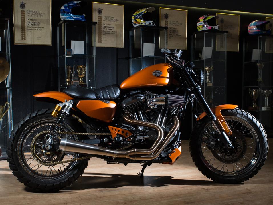 Harley-Davidson Oulun PM-kakkoseksi sijoittunut pyörä.