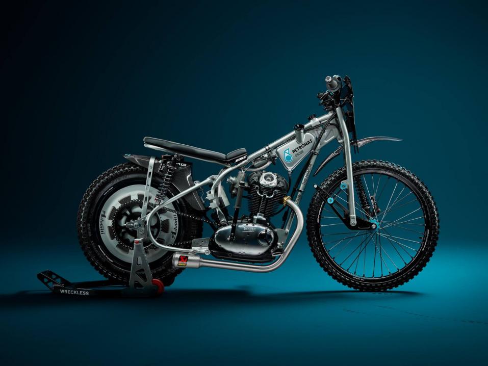 Ducati H4MM4 speedway bike by Wreckless Motorcycles.