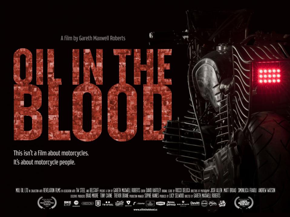 Oil In The Blood -elokuva tulee markkinoille 14.10.2019.