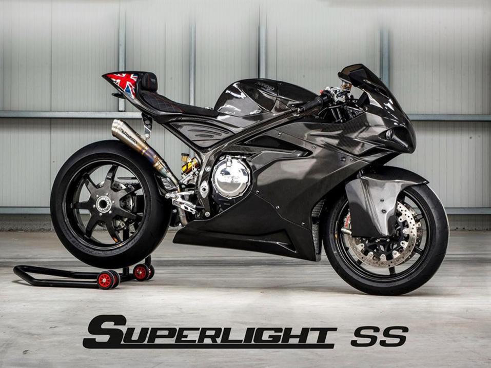 2019 marraskuussa esitelty Superlight SS:n proto. Kuva Norton Motorcycles.