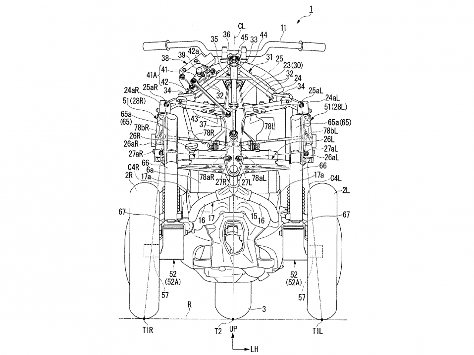 Honda triken patenttipiirros