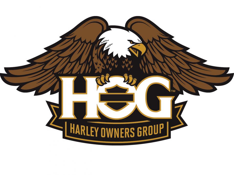 Harley Owners Groupin HOG:n logo.