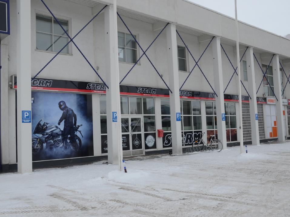 Stormin uusi myymälä löytyy Oulussa osoitteesta Tyrnäväntie 1.