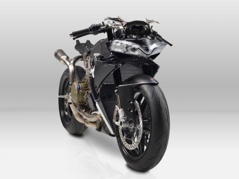 Ducatin 1299 Superleggera 2017 riisuttuna.