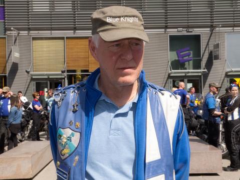 Blue Knightsin Suomen osaston sihteeri Seppo Rissanen