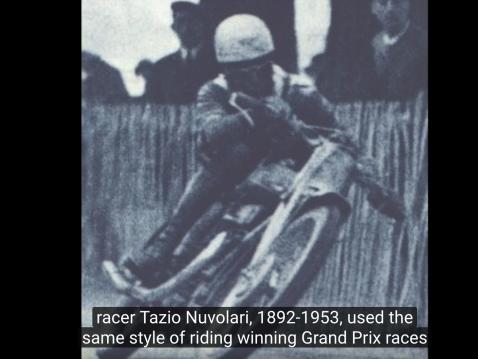 Tazio Nuvolari vei painopisteen aikanaan kaarteen ulkopuoliselle sivulle.