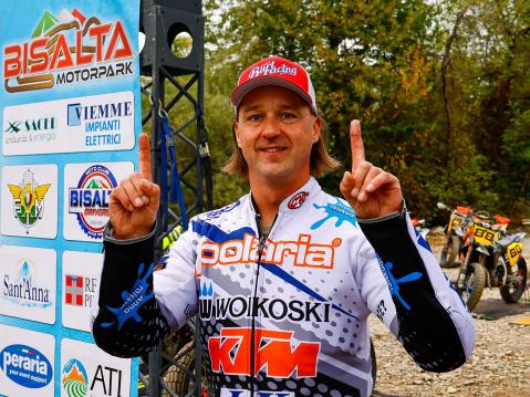 Flat trackin maailmanmestari Lasse Kurvinen. Kuva JP Purtilo