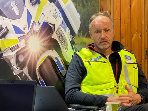 Komisario Kimmo Järvisen mukaan suomalaisen moottoripyöräpoliisin kalusto on osaamisen lisäksi huippuluokkaa.