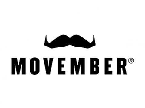 Movember-liikkeen tunnus.