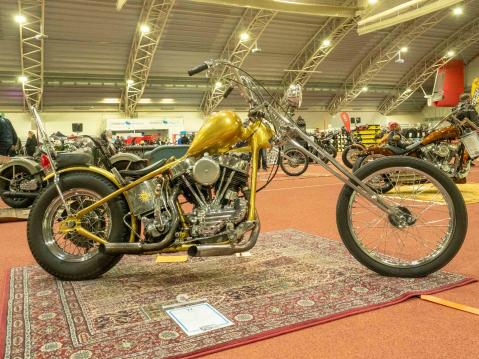Custom build 3. Harley-Davidson Panhead Chopper Omistaja: Pete 'Dollari' Pesonen