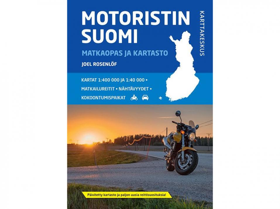 Motoristin Suomi -karttakirja kuuluu suomalaisen motoristin peruskartastoon.