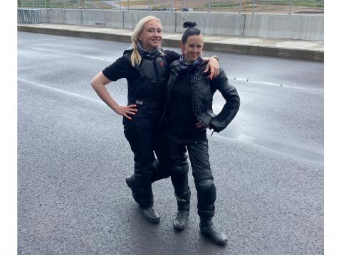 Kaisa Rautio ja Hanna Granlund järjestävät naisille suunnatun ajoharjoittelupäivän jo neljännen kerran.
