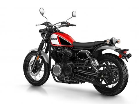 Yamaha SCR950 vuosimallin 2017 scrambler.