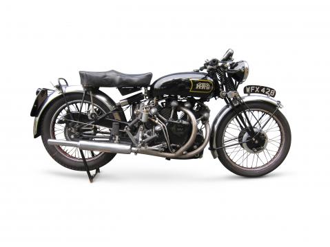 1948 Vincent-HRD Series-B Black Shadow. Kuva: Bonhams.