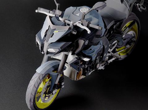 Yamaha MT-10 vm 2017 tulostettava 3D-paperimalli