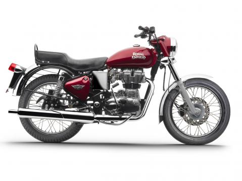 Kuvituskuva. Tuliterä Royal Enfield Bullet 350. 