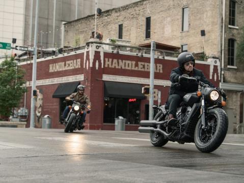 Mallivuoden 2018 Indian Scout Bobber.