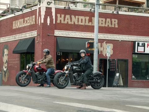 Mallivuoden 2018 Indian Scout Bobber.