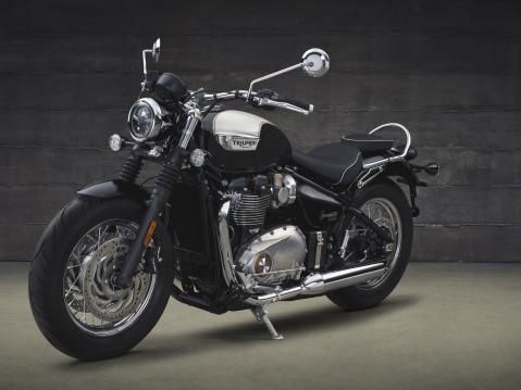 Triumph Bonneville Speedmaster vuosimallia 2018.