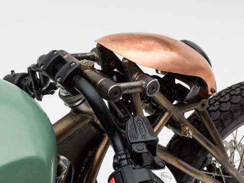Fred Juarezin rakentama voittanut Scout Bobber-versio.