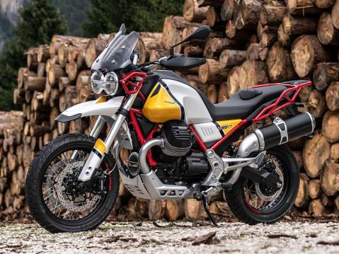 Moto Guzzi V85 TT -adventuremallin tuotantoversio.