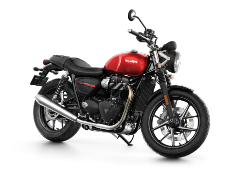 Vuosimallin 2019 Triumph Street Twin.