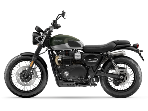 Triumph Street Scrambler vuosimallia 2019.