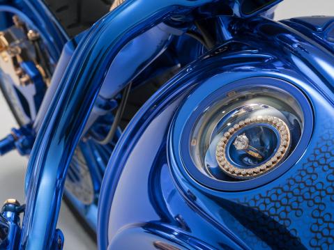 Bundnerbike Harley-Davidson Blue Edition by Bucherer.