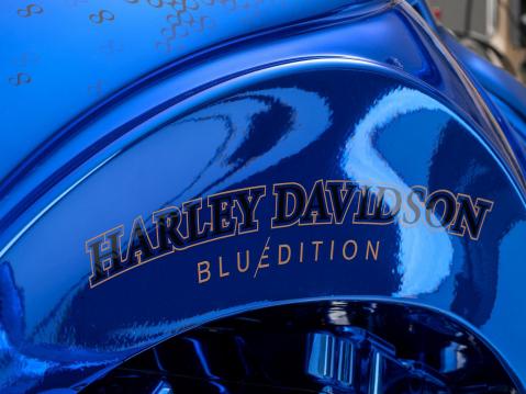 Bundnerbike Harley-Davidson Blue Edition by Bucherer.