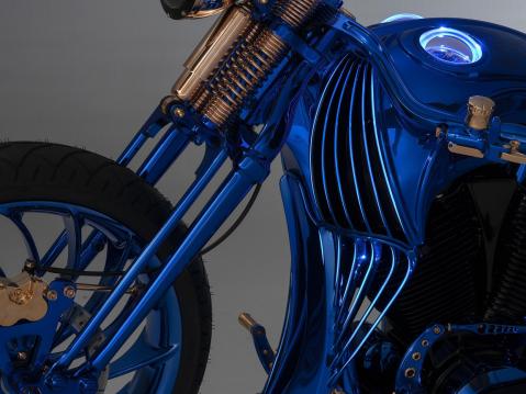 Bundnerbike Harley-Davidson Blue Edition by Bucherer.