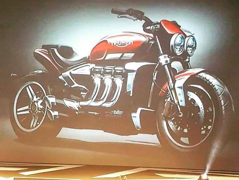 Vuodettu Triumph Rocket III. Markkinoilletuloaikaa ei tiedossa.