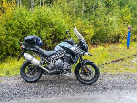 Triumph Tiger 1200 XCA. Kuva Tommi Lumiaho.