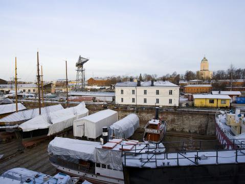 Suomenlinnan telakka. Kuva Esko Jämsä.