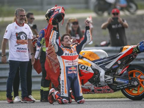 Kahdeksankertainen maailmanmestari Marc Marquez.