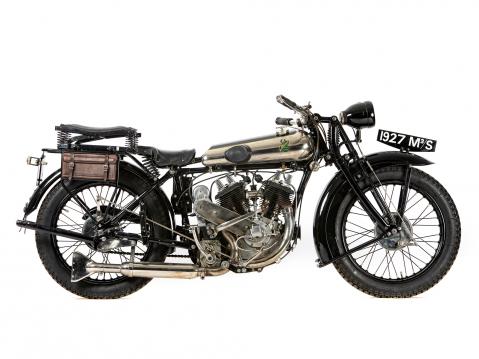 1927 Matchless 982 cc M3/S Sports Solo, hinta-arvio 32 000 - 40 000 euroa.