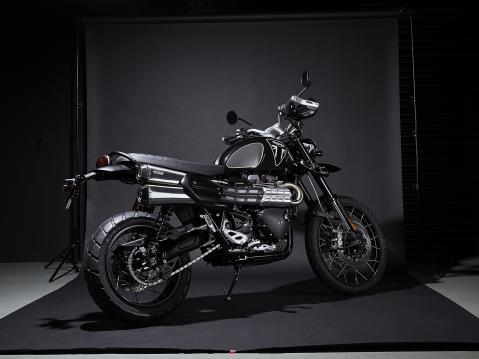 Triumph limited edition Scrambler 1200 Bond Edition. Kuva: Grant Evans.