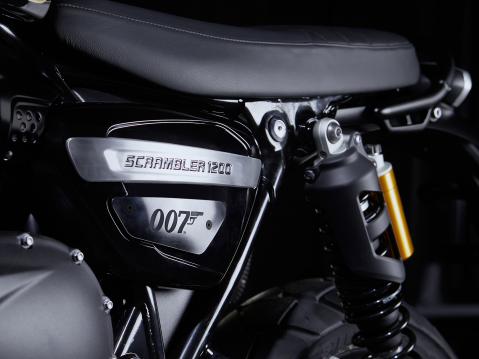 Triumph limited edition Scrambler 1200 Bond Edition. Kuva: Grant Evans.