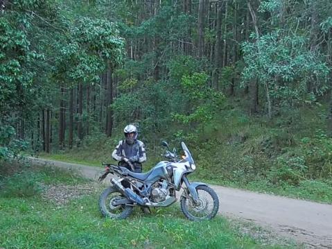 Mad Mick ja Africa Twin.