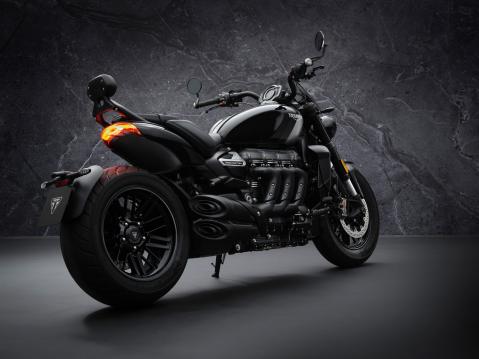 Triumph Rocket 3 GT Triple Black limited edition.