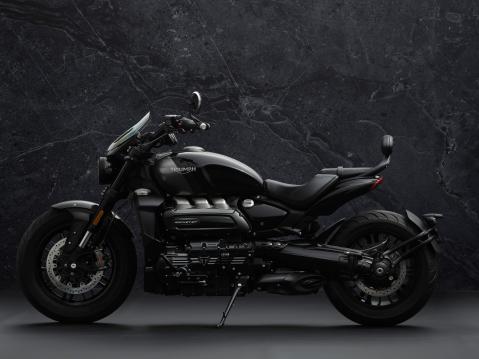 Triumph Rocket 3 GT Triple Black limited edition.