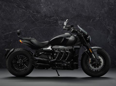 Triumph Rocket 3 GT Triple Black limited edition.