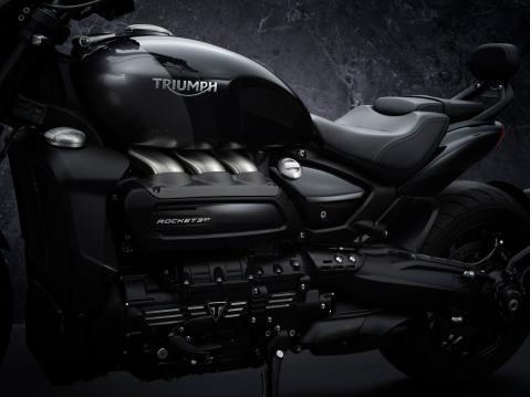 Triumph Rocket 3 GT Triple Black limited edition.