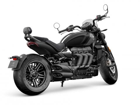 Triumph Rocket 3 GT Triple Black limited edition.