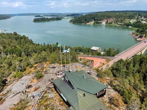 Uffe på Berget ylhäältä päin katsottuna.